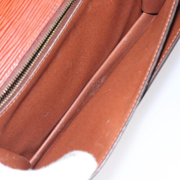 LOUIS VUITTON Epi Serie Dragonne Hand Bag Brown M52618 - Picture 10 of 16